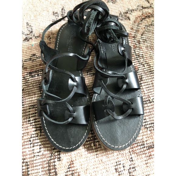 Madewell SightSeer Lace Up Gladiator Sandal - Picture 1 of 5